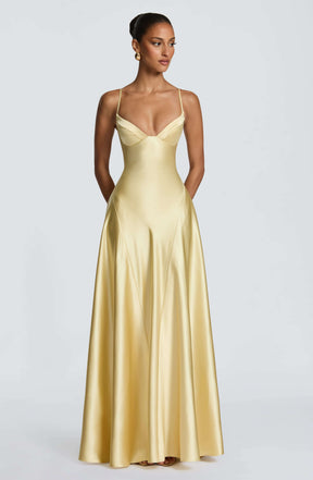 Asterin Maxi Dress - Lemon M.T