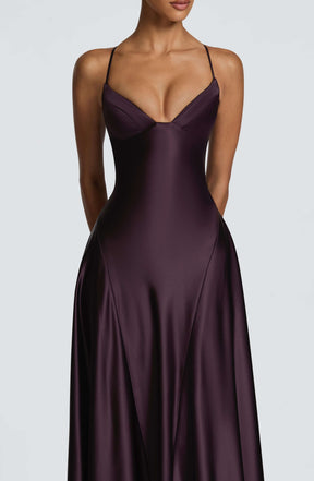Asterin Maxi Dress - Plum M.T