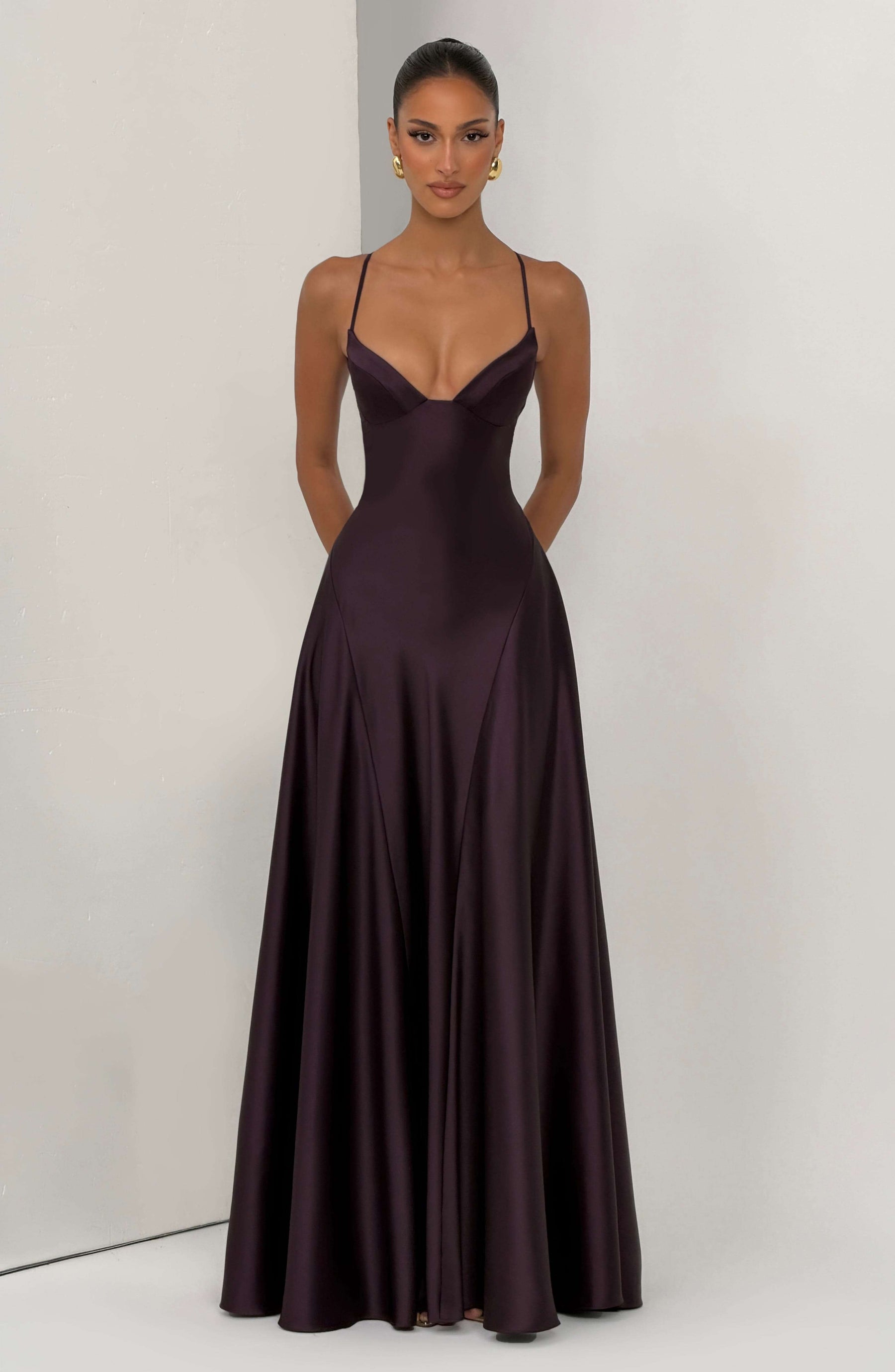 Asterin Maxi Dress - Plum M.T