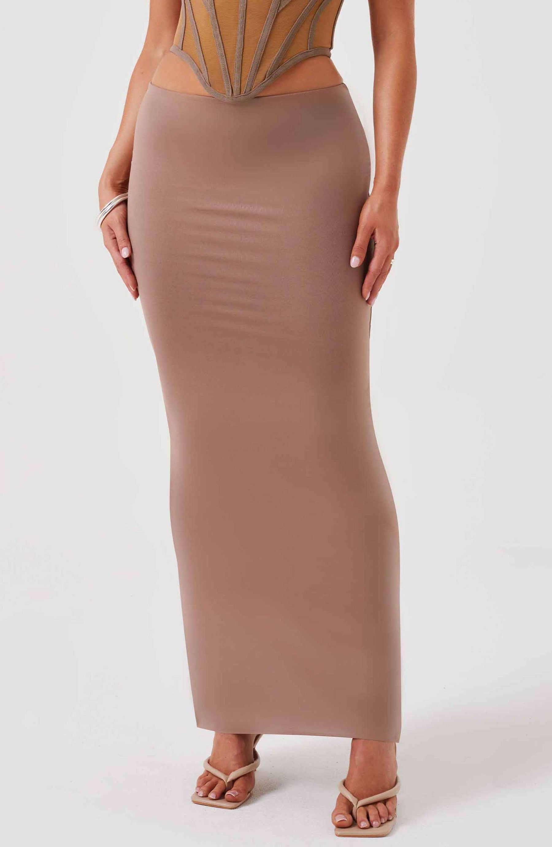 Astrid Maxi Skirt - Chocolate L.F