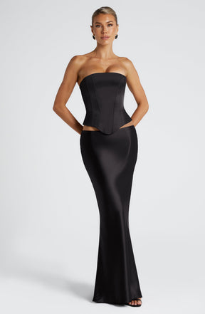 Atlanta Maxi Skirt - Black M.T