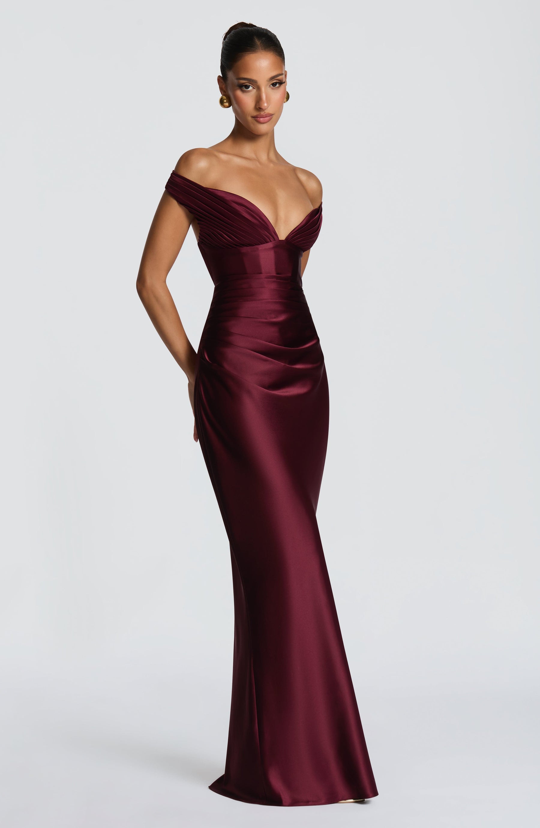 Aurelia Maxi Dress - Cherry Lacquer M.T