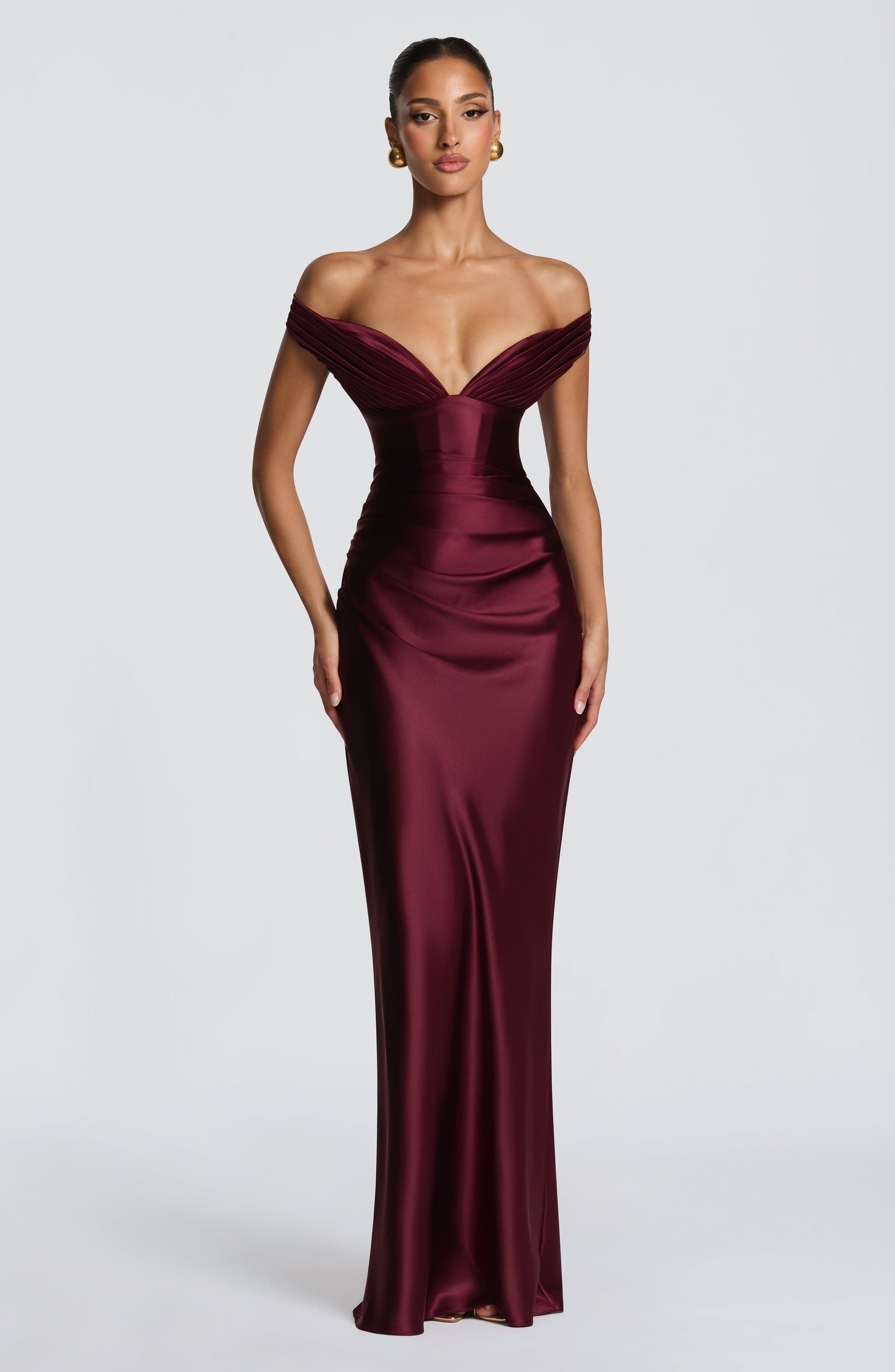 Aurelia Maxi Dress - Cherry Lacquer M.T