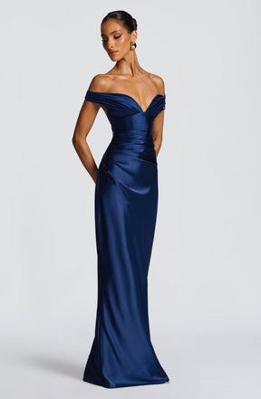 Aurelia Maxi Dress - Navy M.T