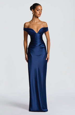 Aurelia Maxi Dress - Navy M.T
