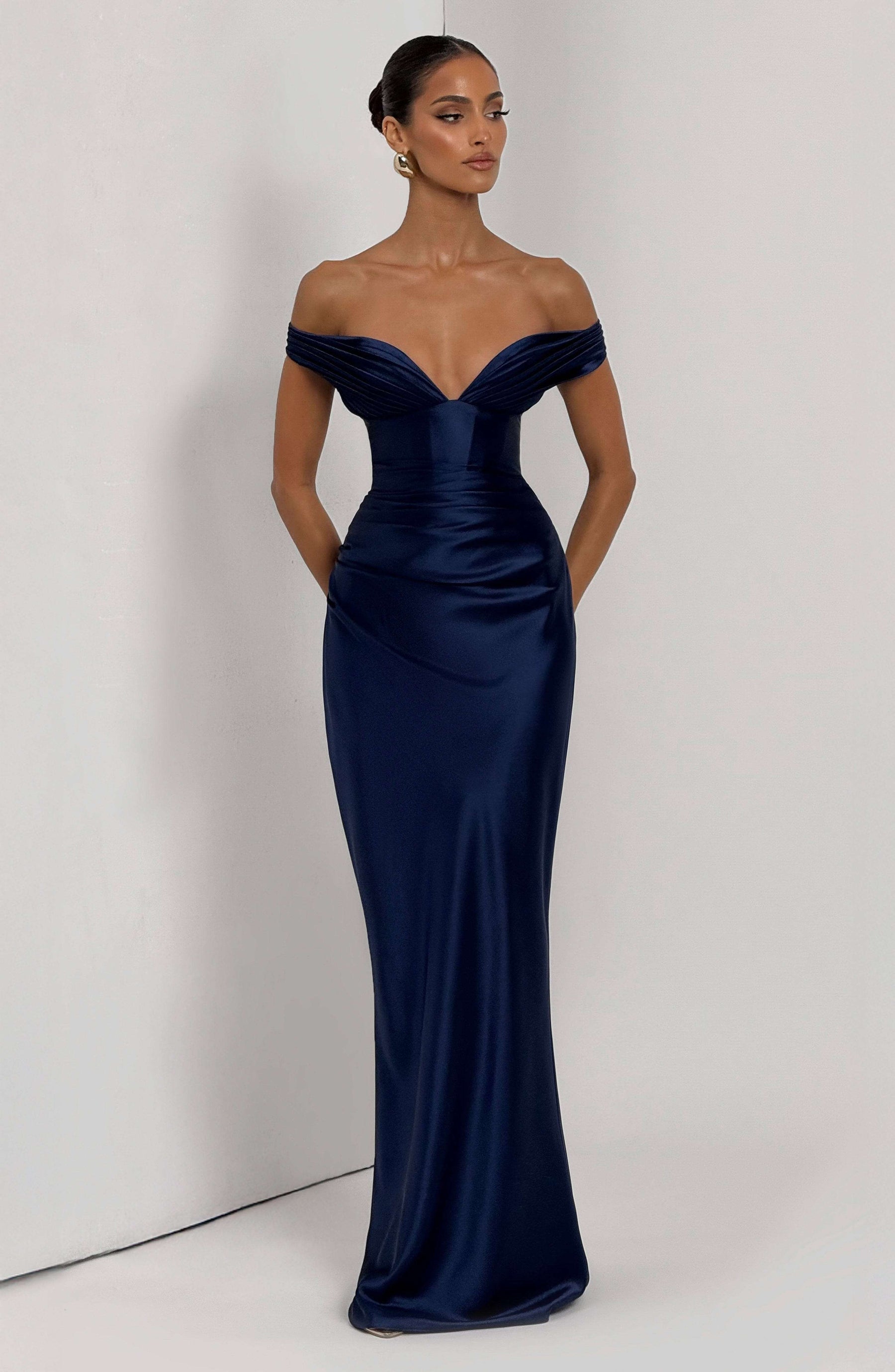 Aurelia Maxi Dress - Navy M.T