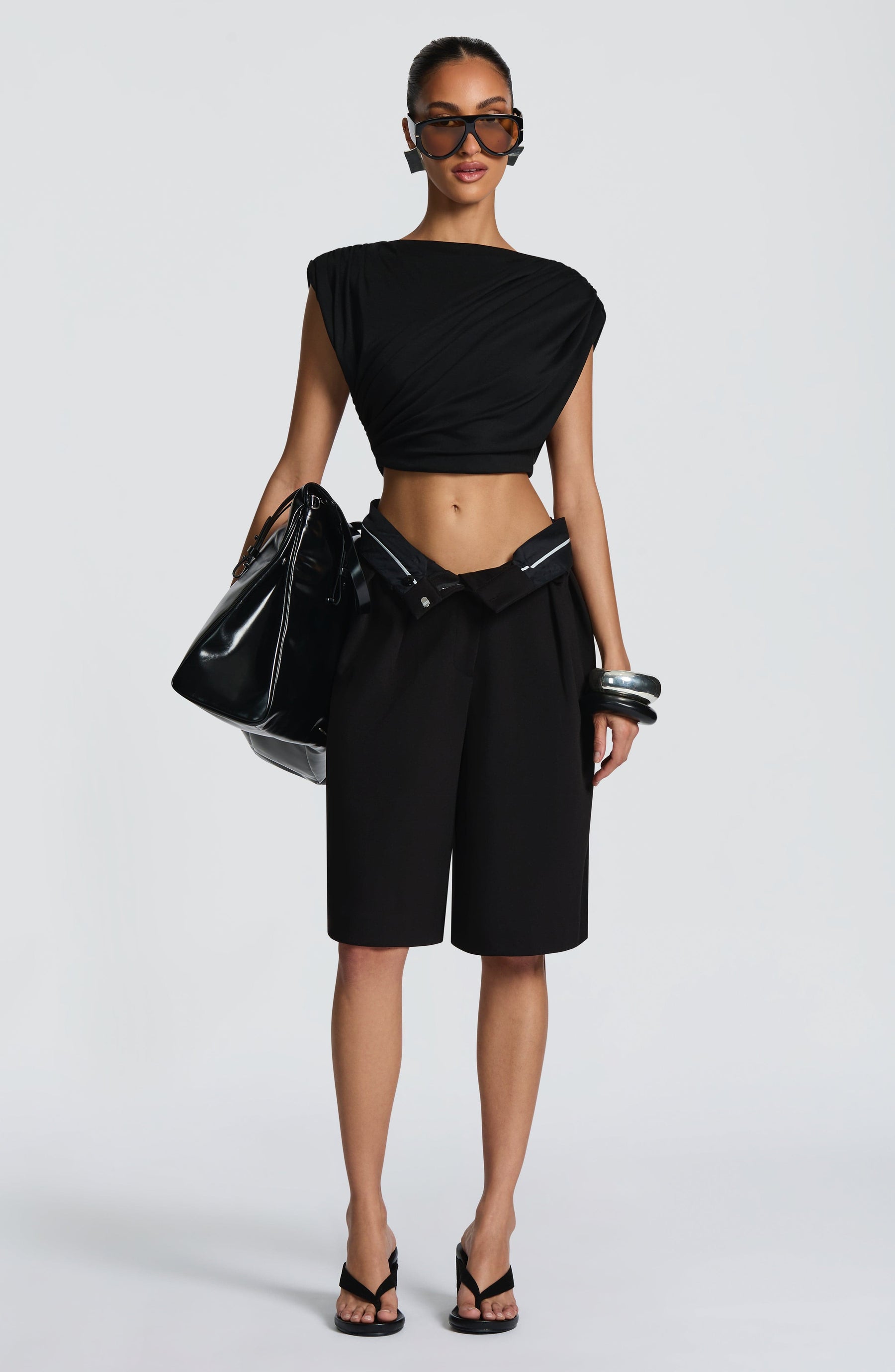 Ausra Bermuda Shorts - Black S.M
