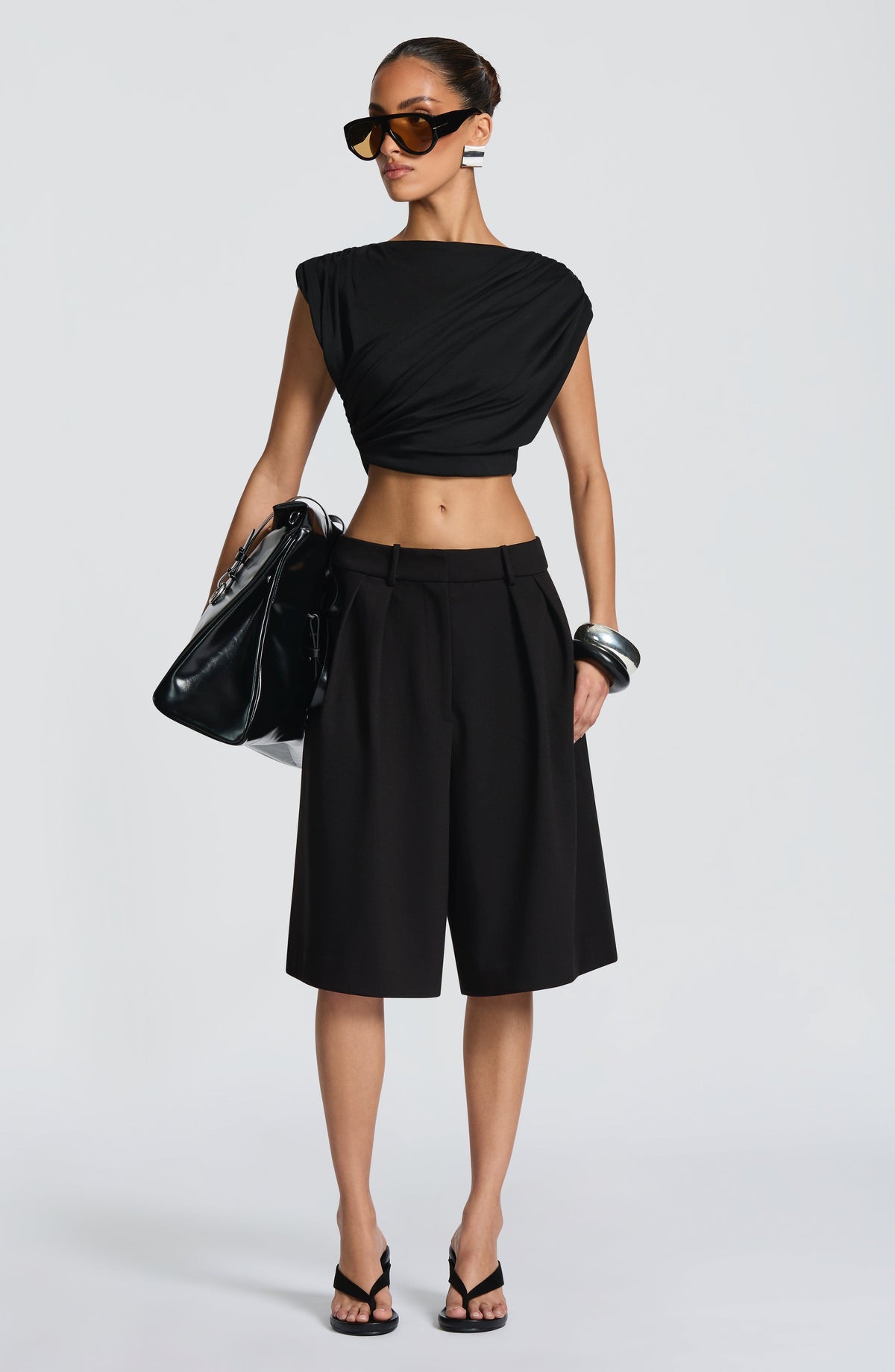 Ausra Bermuda Shorts - Black S.M