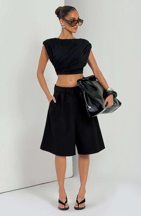 Ausra Bermuda Shorts - Black S.M