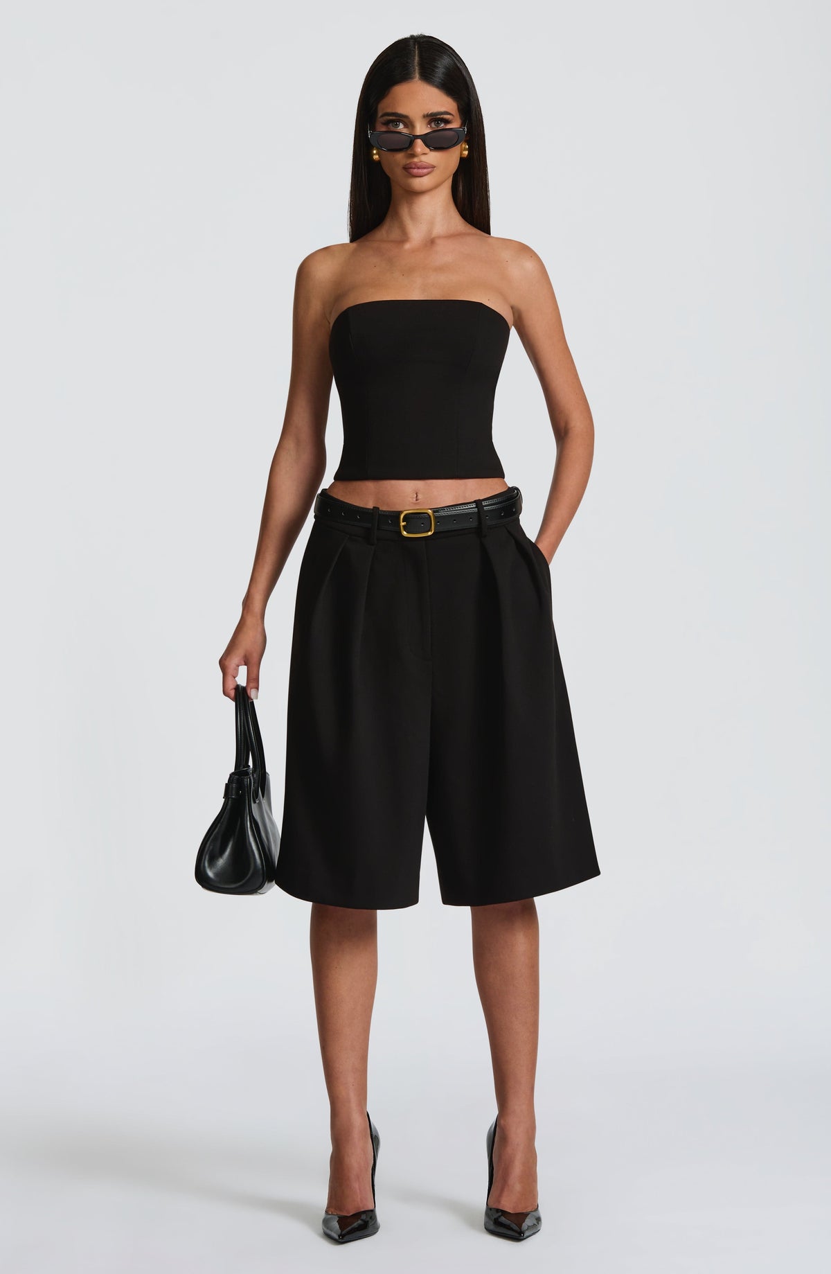 Ausra Bermuda Shorts - Black S.M