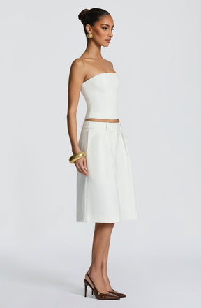 Ausra Bermuda Shorts - Ivory S.M