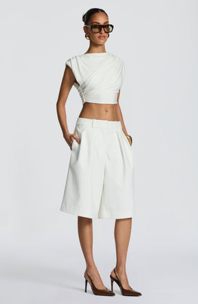 Ausra Bermuda Shorts - Ivory S.M