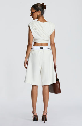 Ausra Bermuda Shorts - Ivory S.M