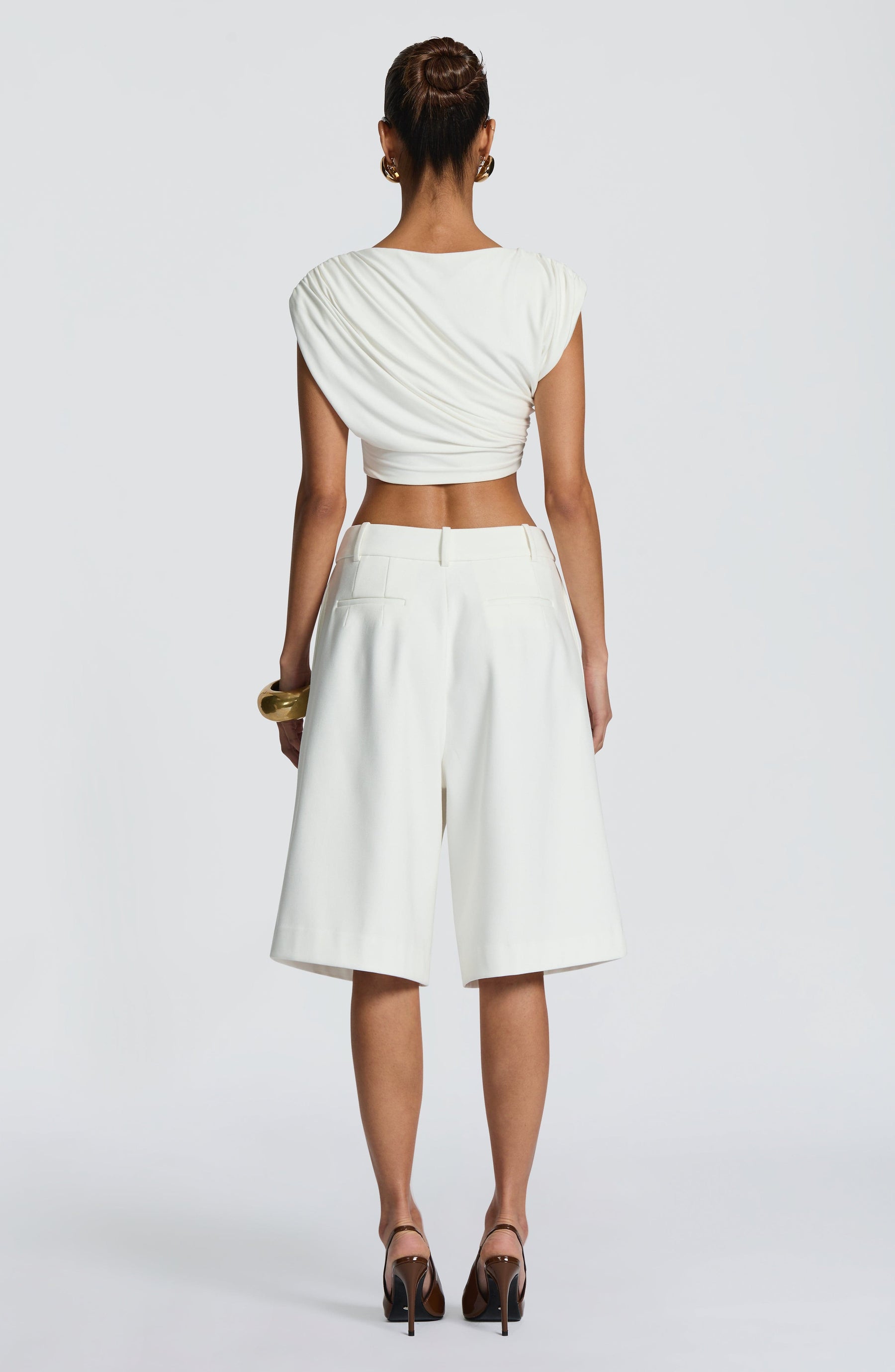 Ausra Bermuda Shorts - Ivory S.M