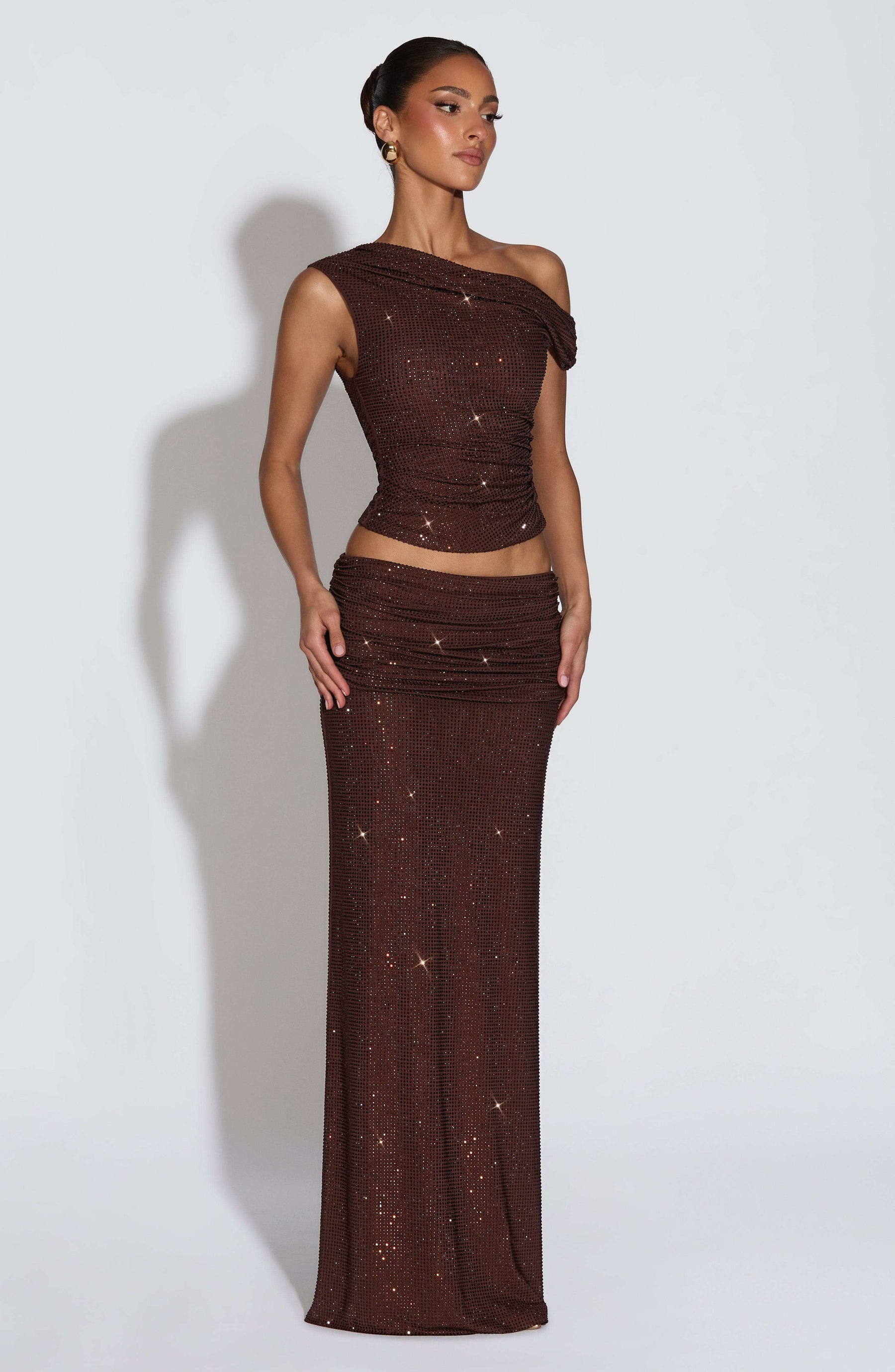 Aveda Top - Plum Brown T.X