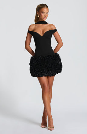 Aveta Mini Dress - Black R.F