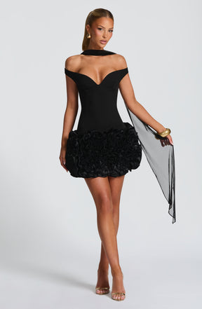 Aveta Mini Dress - Black R.F