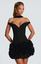 Aveta Mini Dress - Black R.F