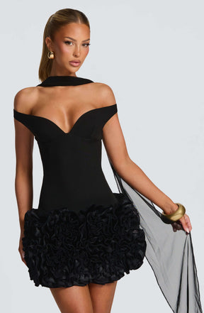 Aveta Mini Dress - Black R.F