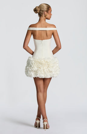 Aveta Mini Dress - Ivory R.F