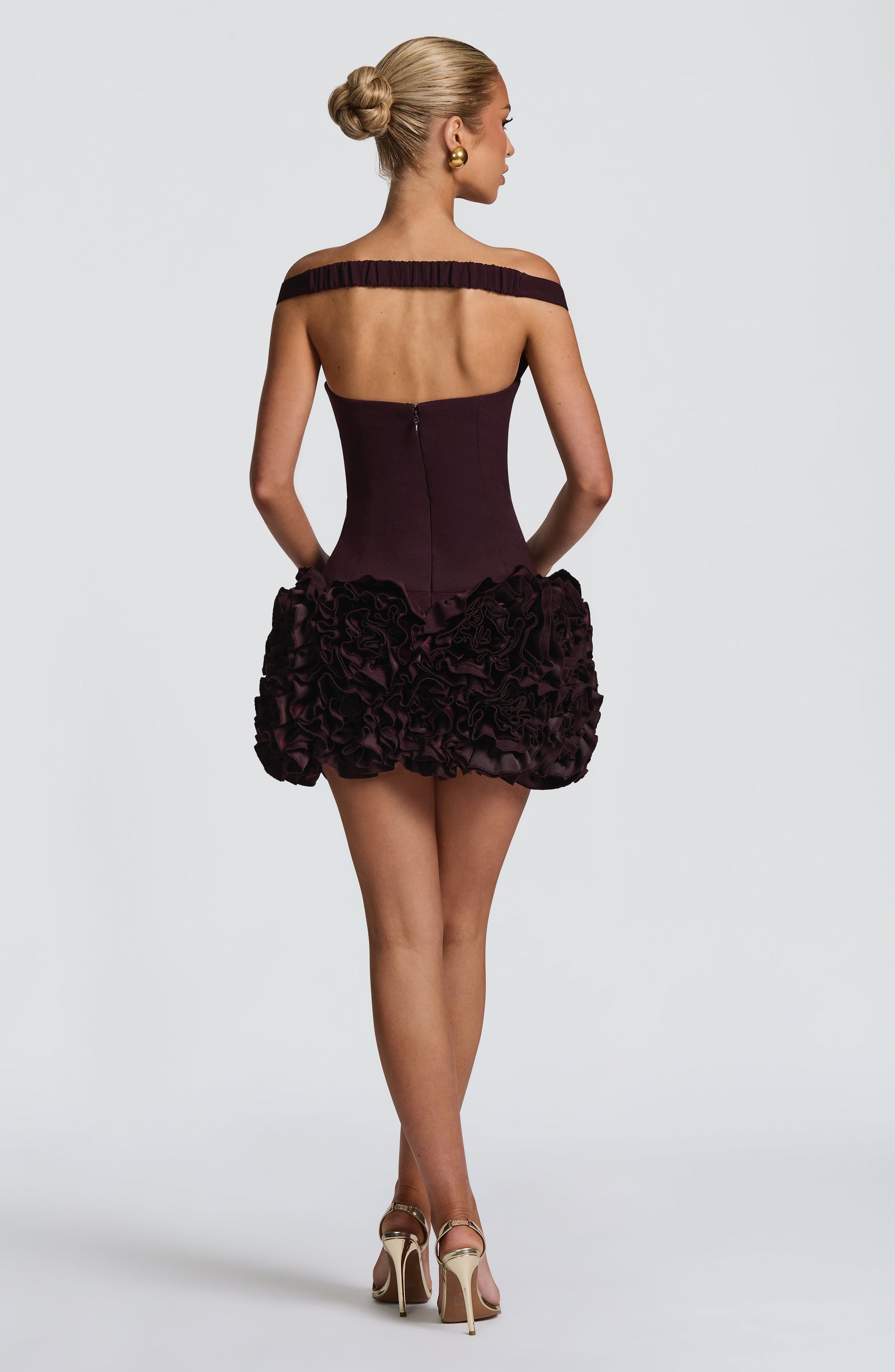 Aveta Mini Dress - Plum R.F