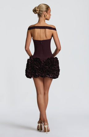 Aveta Mini Dress - Plum R.F