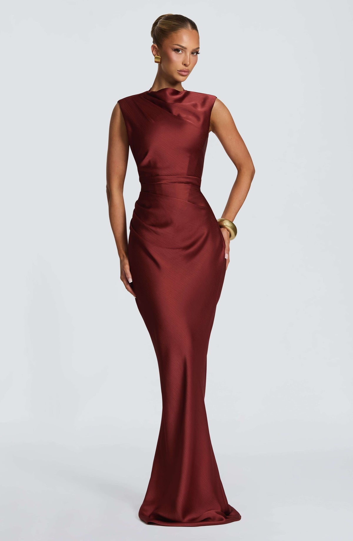 Avielle Maxi Dress - Deep Rust M.T