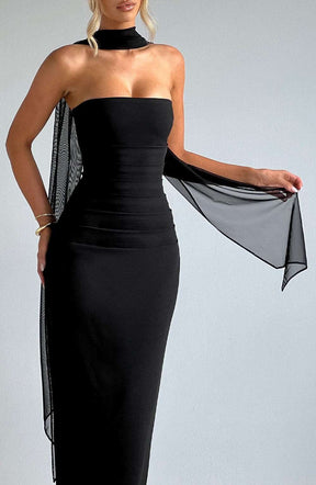 Ayla Scarf - Black R.F