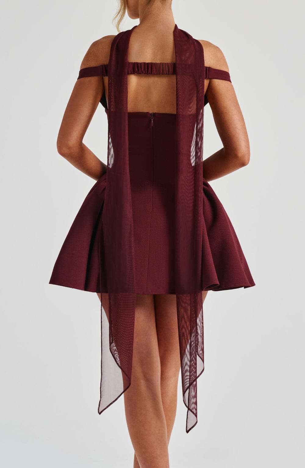 Ayla Scarf - Cherry Lacquer R.F