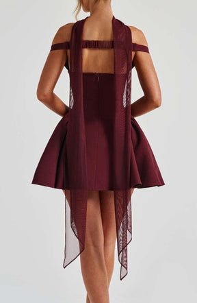 Ayla Scarf - Cherry Lacquer R.F