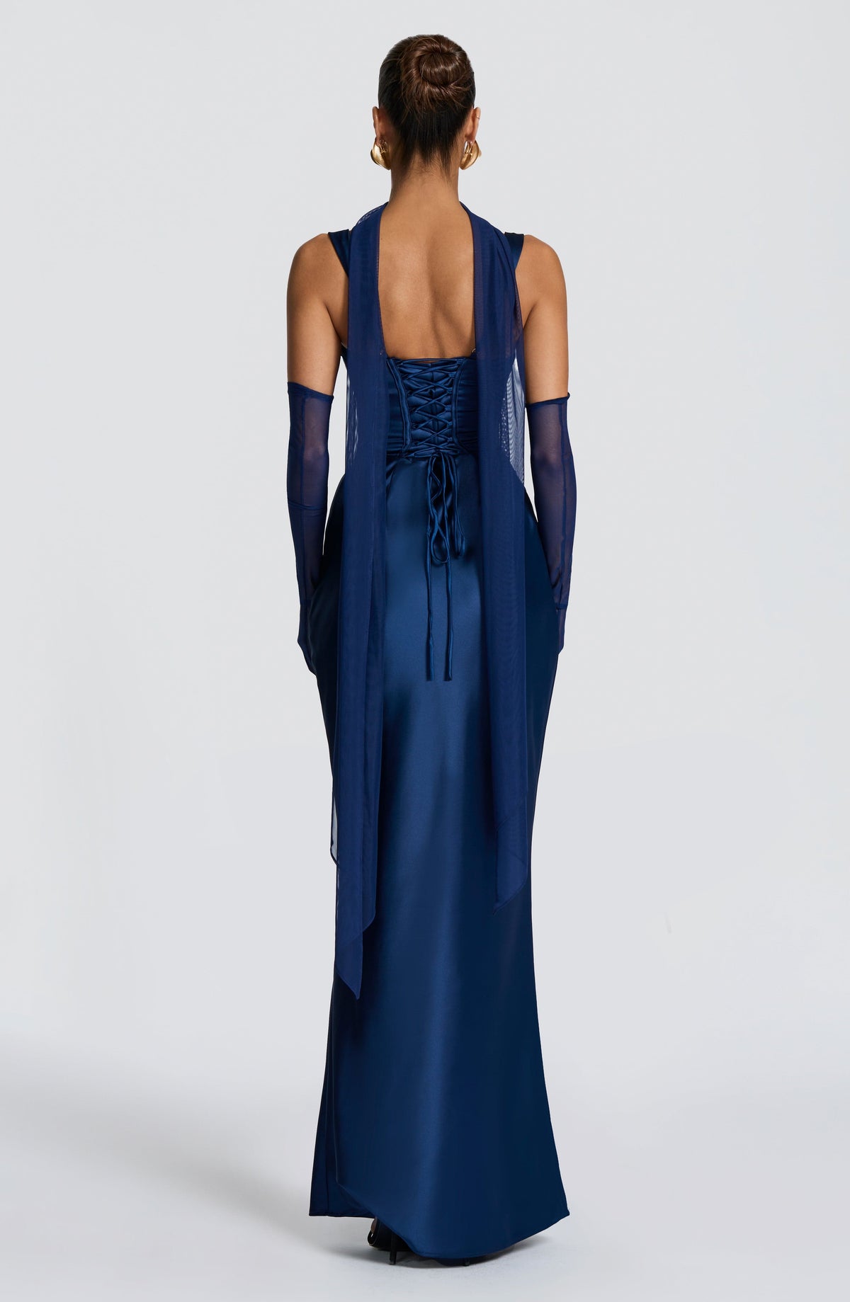 Ayla Scarf - Navy R.F