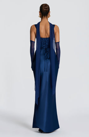 Ayla Scarf - Navy R.F