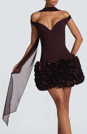 Ayla Scarf - Plum R.F