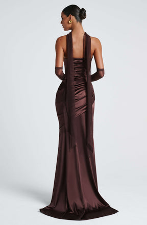 Ayla Scarf - Plum Brown R.F