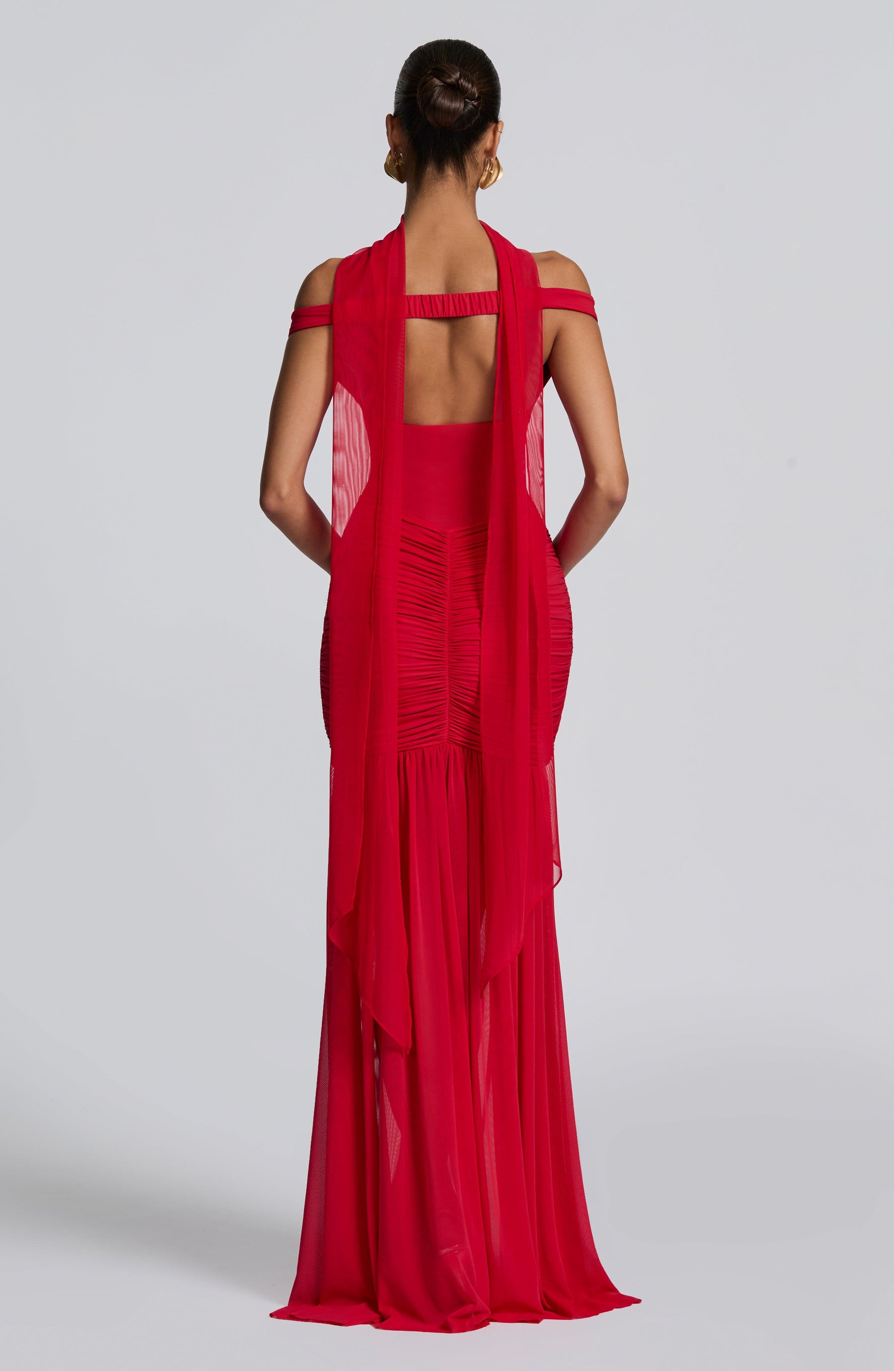 Ayla Scarf - Red R.F