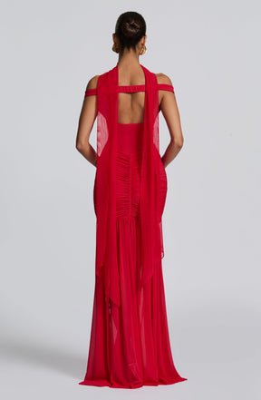 Ayla Scarf - Red R.F