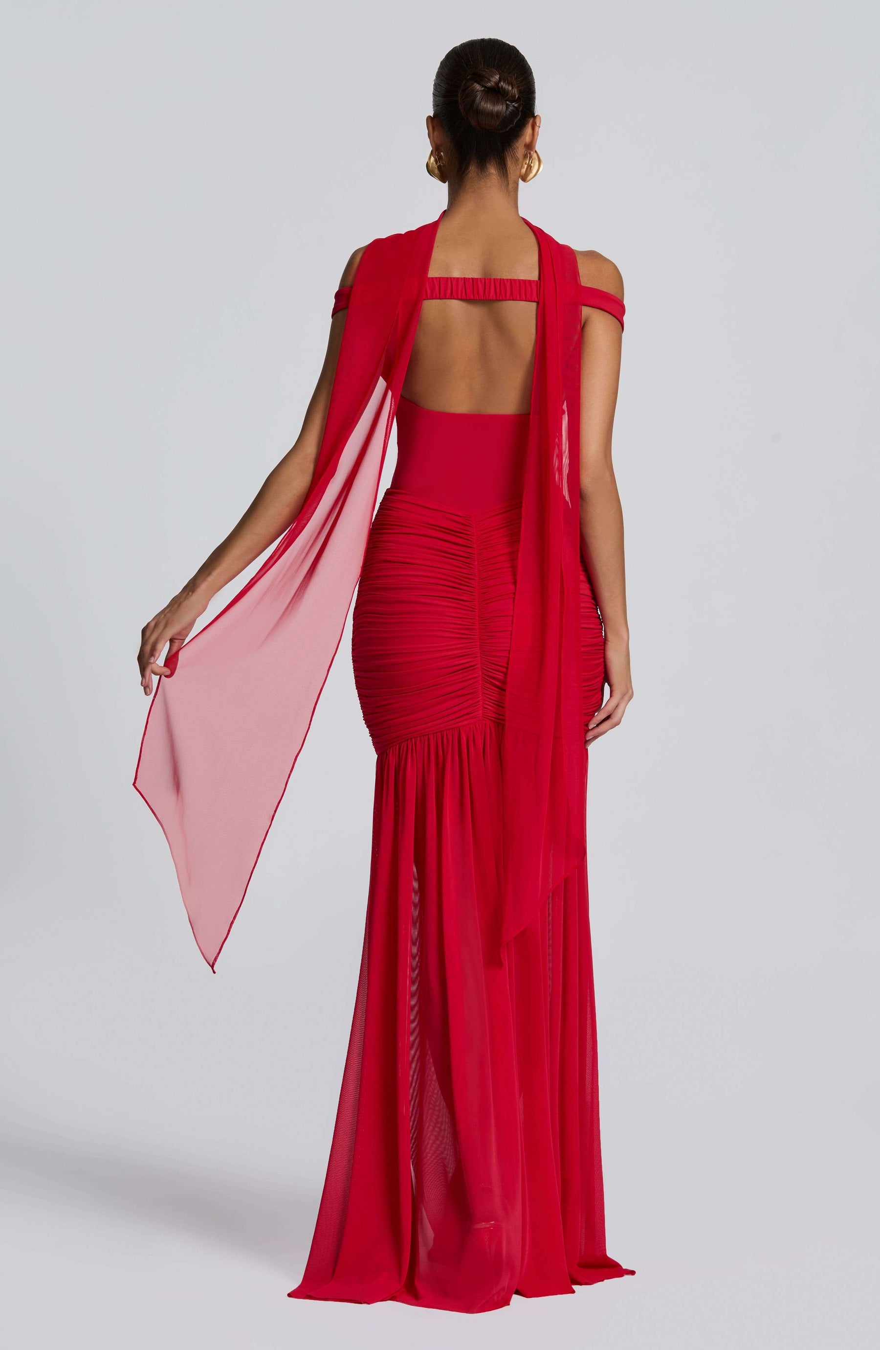 Ayla Scarf - Red R.F