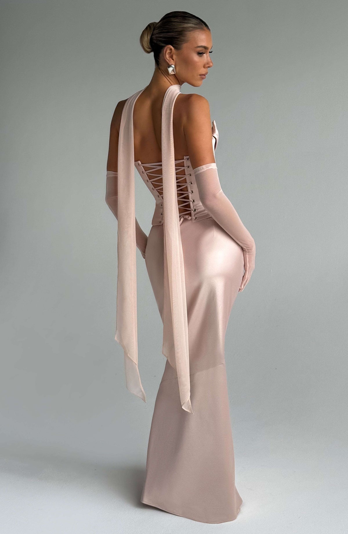 Ayla Scarf - Soft Peach R.F