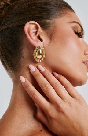 Azra Earrings - Gold T.I