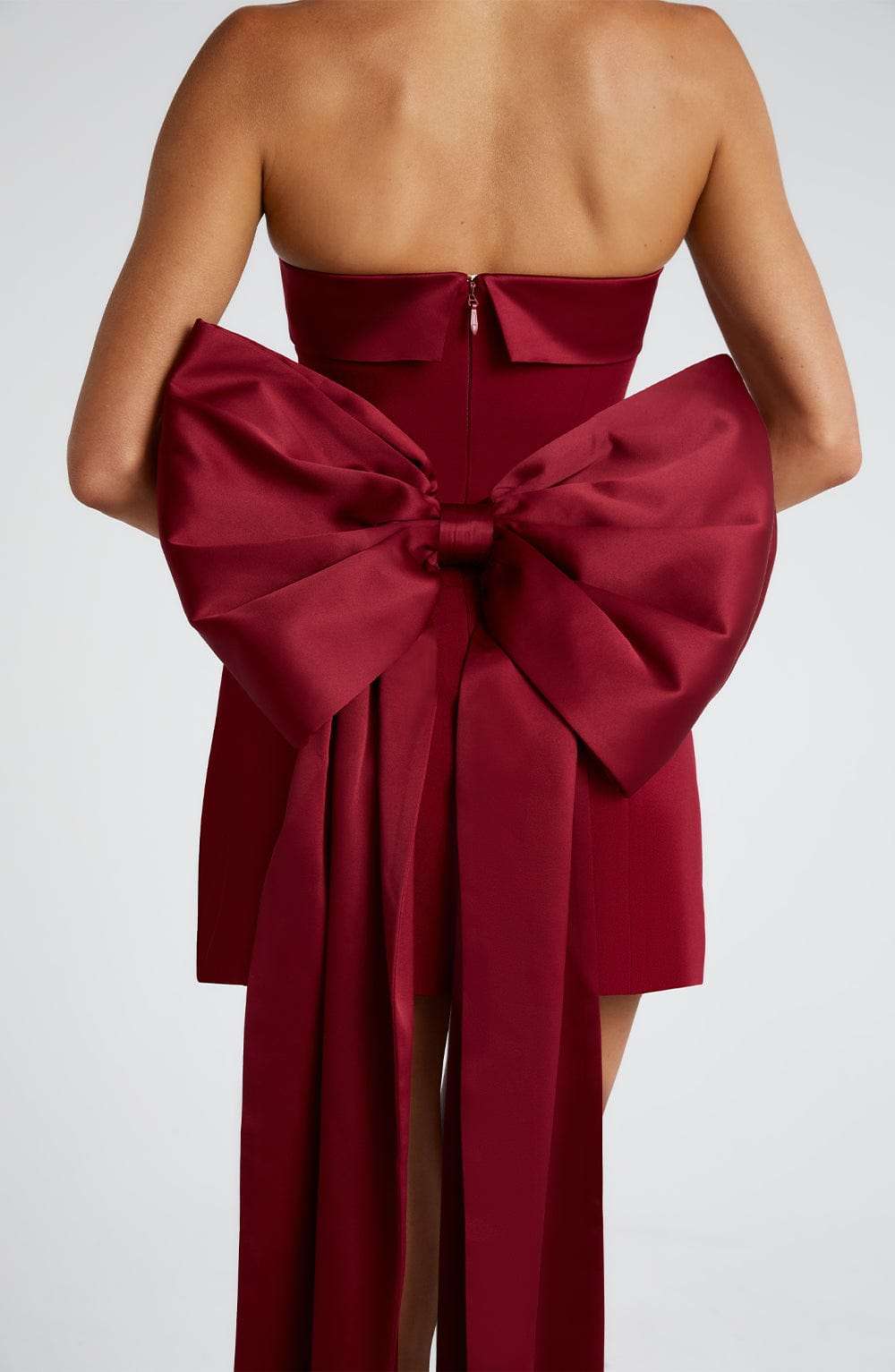 Barbara Mini Dress - Wine M.T
