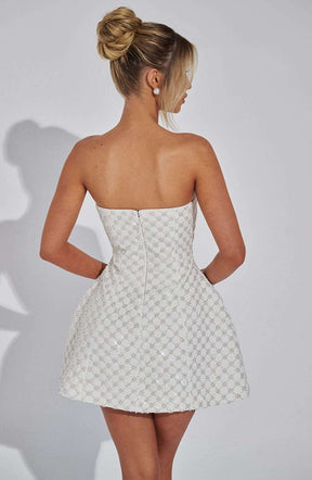 Beatrice Mini Dress - Ivory R.F