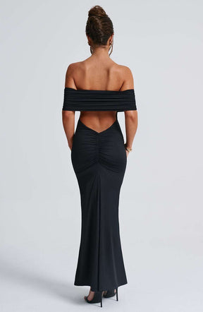 Belinda Maxi Dress - Black DIA