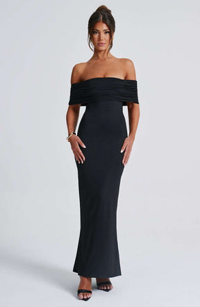 Belinda Maxi Dress - Black DIA