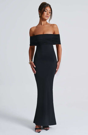 Belinda Maxi Dress - Black DIA