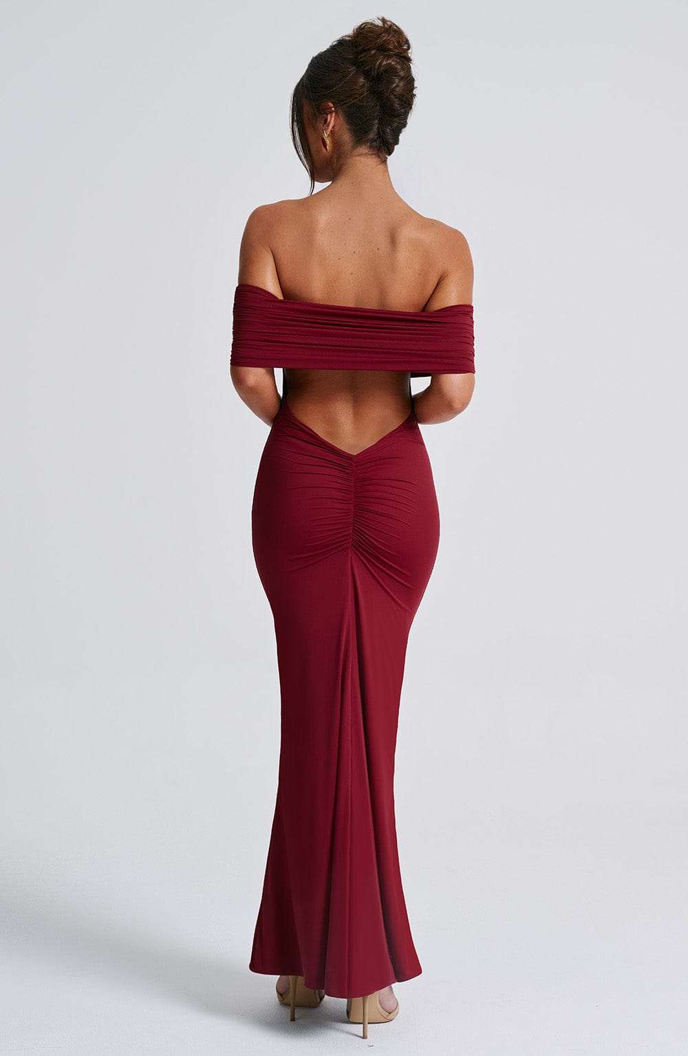 Belinda Maxi Dress - Burgundy DIA