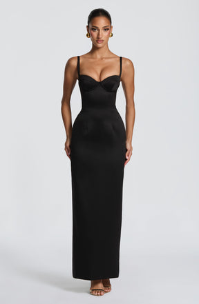 Bennett Maxi Dress - Black R.F