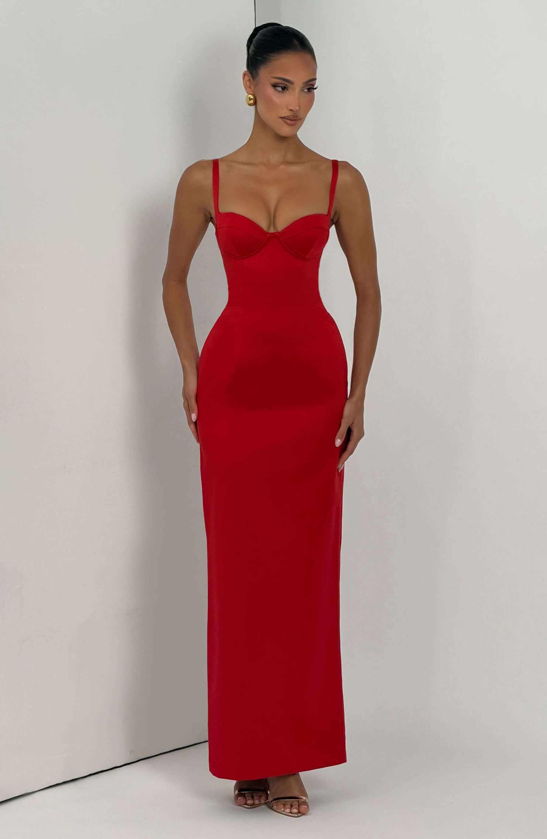 Bennett Maxi Dress - Red R.F