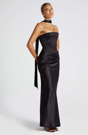 Bernadette Maxi Skirt - Black M.T