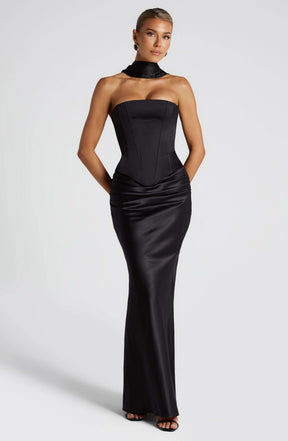 Bernadette Maxi Skirt - Black M.T