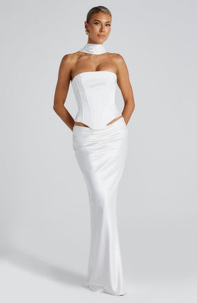 Bernadette Maxi Skirt - Ivory M.T